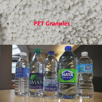 Butiran Plastik PET Transparan IV 0,81 250 ℃ Titik Leleh Untuk Botol Air